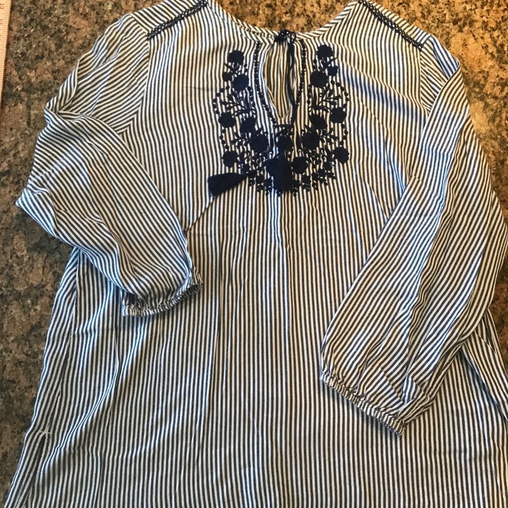 Striped tunic